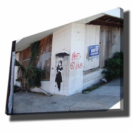 Wallity 70100BANKSY009 Lienzo Decorativo Multicolor 70 x 100 cm